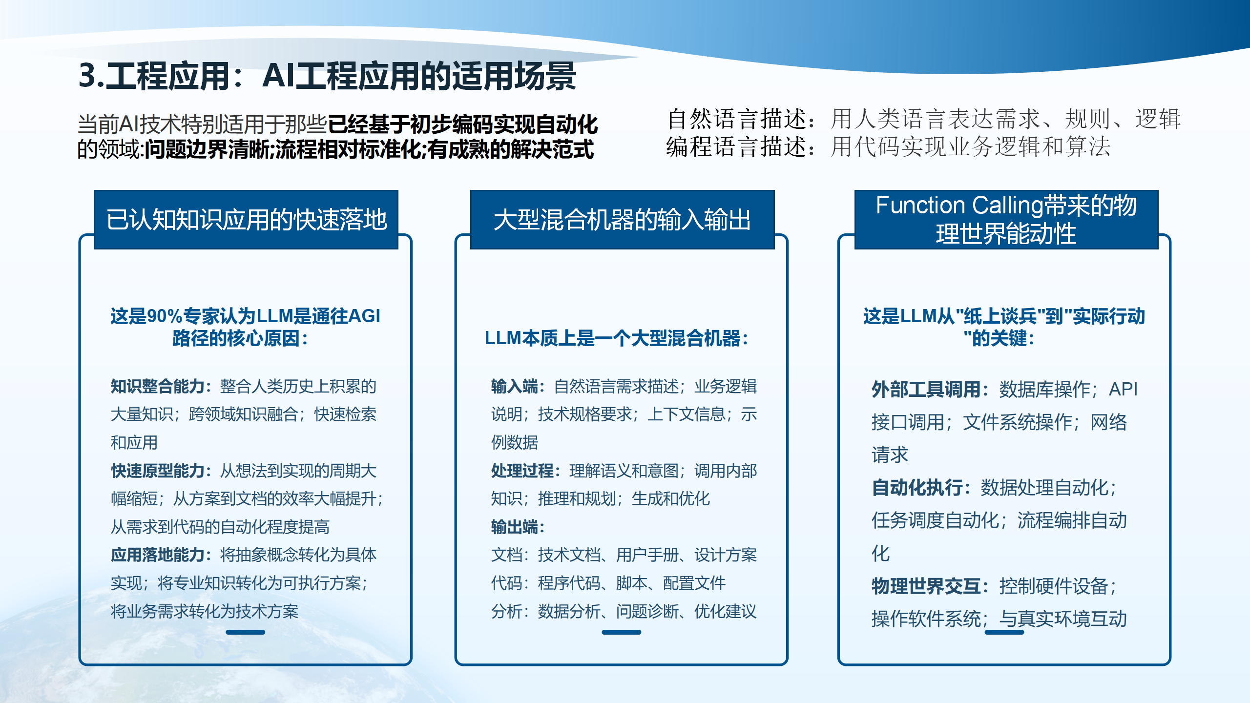 AI工程应用的适用场景