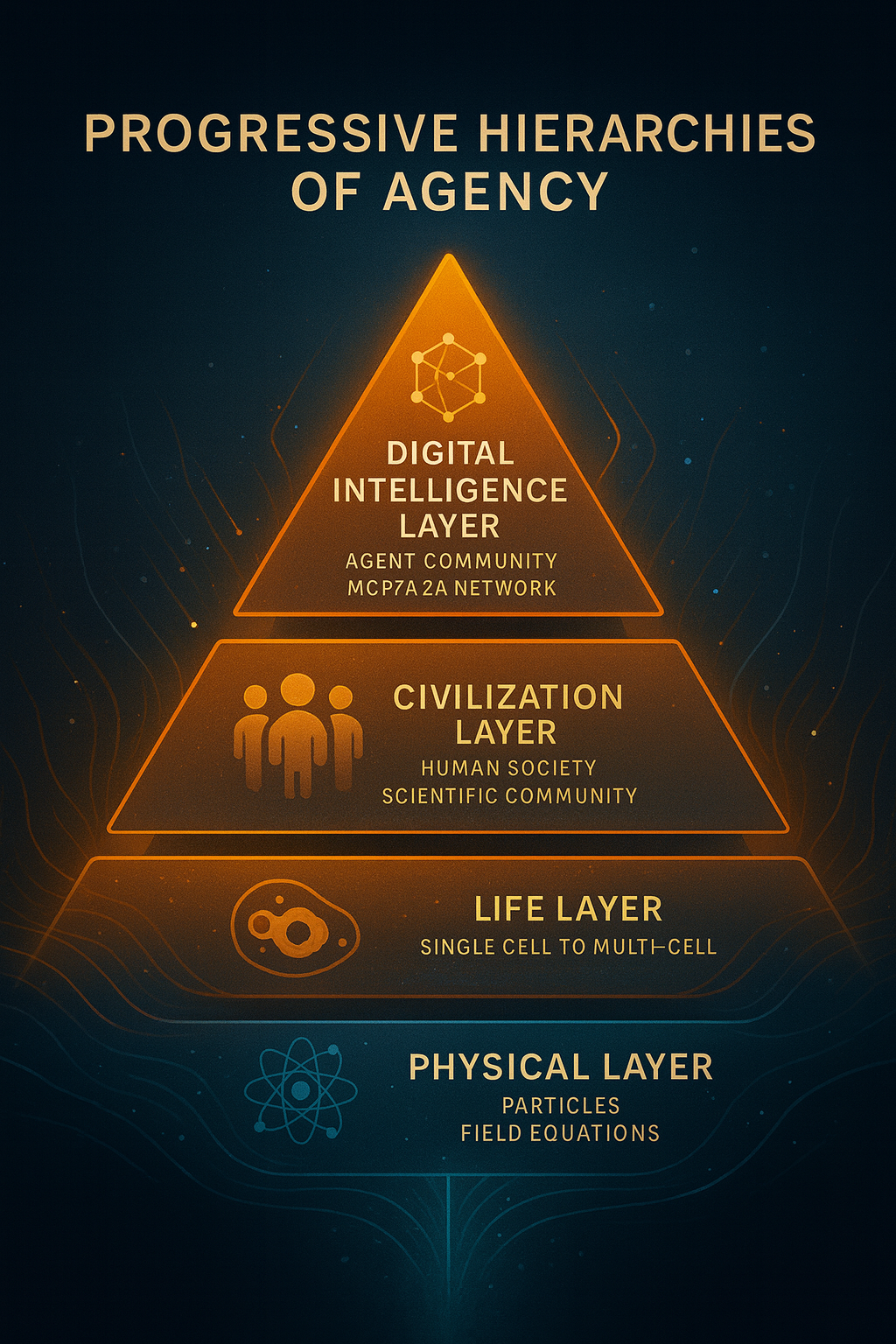 四层金字塔结构图