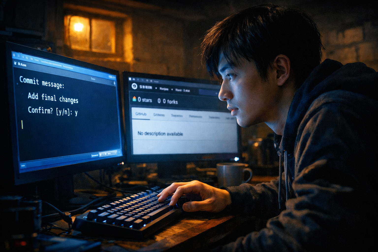 2010年地下室第一个commit