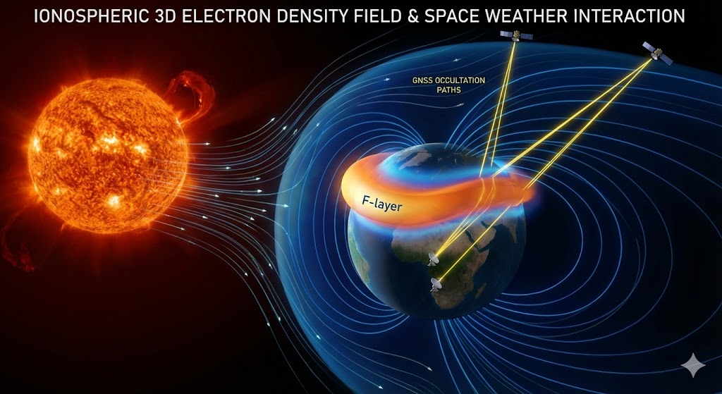 电离层三维电子密度场可视化