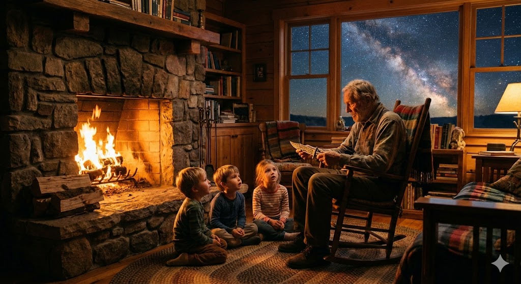 壁炉前的故事