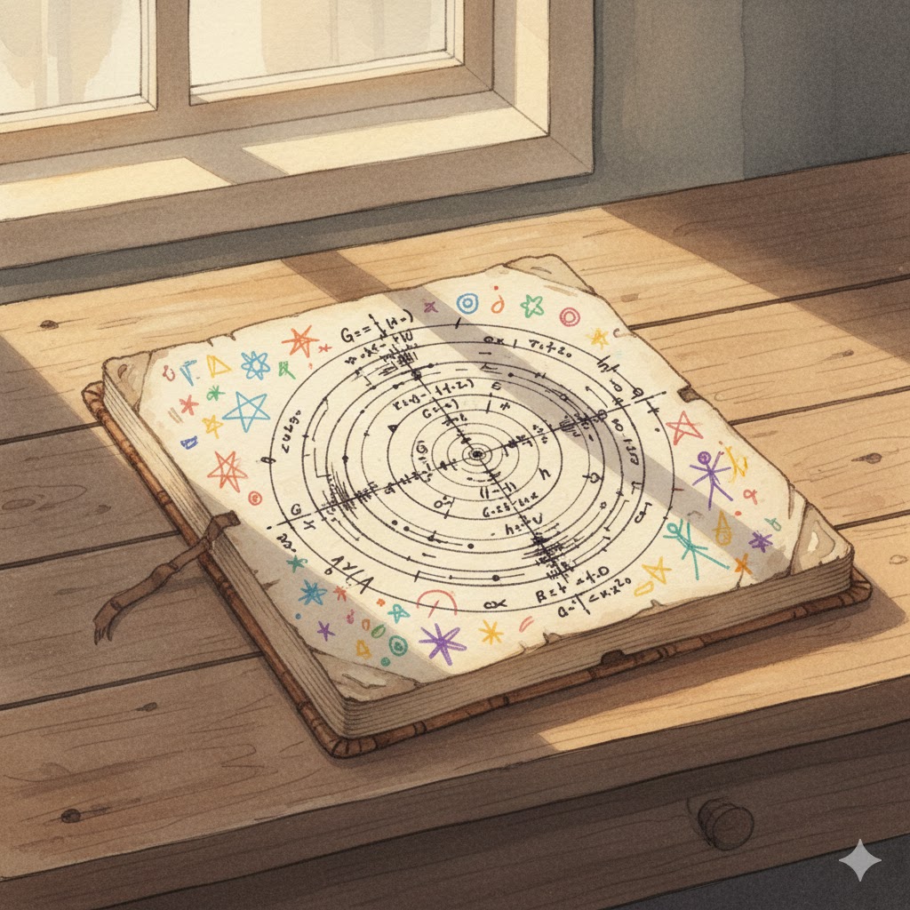 古老的桦树皮笔记本